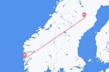 Flights from Lycksele to Bergen