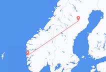 Loty z miasta Lycksele do miasta Bergen