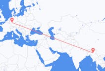 Flights from Homalin, Myanmar (Burma) to Frankfurt, Germany