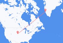 来自美国北普拉特目的地 格陵兰努克的航班