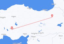 Flug frá Konya til Erzurum