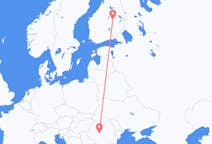 Flug frá Sibiu, Rúmeníu til Kuopio, Finnlandi