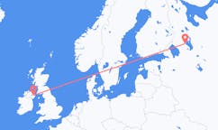 Flights from Petrozavodsk, Russia to Belfast, the United Kingdom