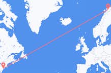 Flyg från New York till Bardufoss