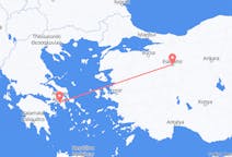 Flights from Eskişehir, Turkey to Athens, Greece