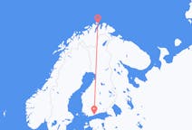 Vluchten van Helsinki naar Honningsvåg