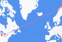 Flights from Chicago, the United States to Andselv, Norway