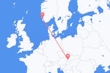 Flyrejser fra Stavanger til Bratislava