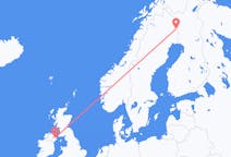 Flyg från Pajala, Sverige till Belfast, Nordirland