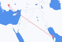 Flights from Bahrain Island, Bahrain to Isparta, Turkey