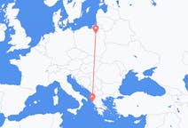 Flights from Szymany, Szczytno County, Poland to Corfu, Greece
