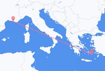 Flights from Marseille, France to Astypalaia, Greece