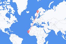 Flights from Cap Skiring, Senegal to Östersund, Sweden