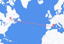 Flyg från Saguenay, Kanada till Mahon, Spanien