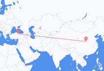 Flyreiser fra Xi'an, Kina til Karamustafapasa, Tyrkia