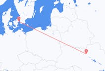 Vluchten van Kiev, Oekraïne naar Kopenhagen, Denemarken