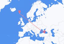 Flyrejser fra Samsun til Sørvágur