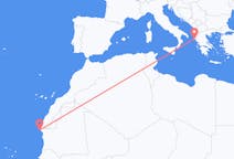 Flyreiser fra Nouâdhibou, Mauritania til Korfu, Hellas