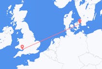 Vluchten van Kopenhagen, Denemarken naar Cardiff, Wales