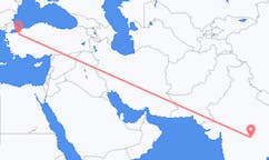 Loty z miasta Nagpur do miasta Bursa