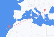 Flyrejser fra Sofia til Lanzarote