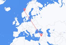 Flights from Trondheim, Norway to Şanlıurfa, Turkey