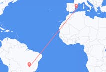 Flights from Uberlândia, Brazil to Ibiza, Spain