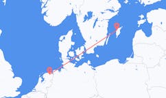 Vols depuis la ville de Visby vers la ville de Groningue
