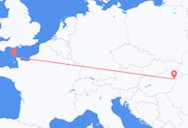 Flights from Alderney, Guernsey to Debrecen, Hungary
