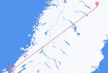 Fly fra Ørland til Gällivare