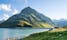 photo of view Silvretta Reservoir In Mountains. Austrian Alps Travel Background, austria.