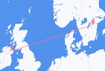 Flights from Linköping to Belfast