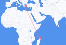 Flyreiser fra Maroantsetra, Madagaskar til Iraklio, Hellas