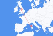 Flights from Alghero, Italy to Birmingham, England