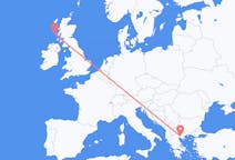 Flights from Thessaloniki, Greece to Tiree, the United Kingdom