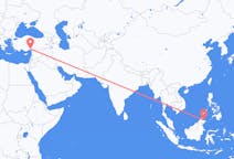 Flyrejser fra Sandakan, Malaysia til Adana, Tyrkiet