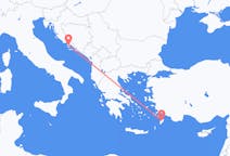 Flights from Brač, Croatia to Rhodes, Greece