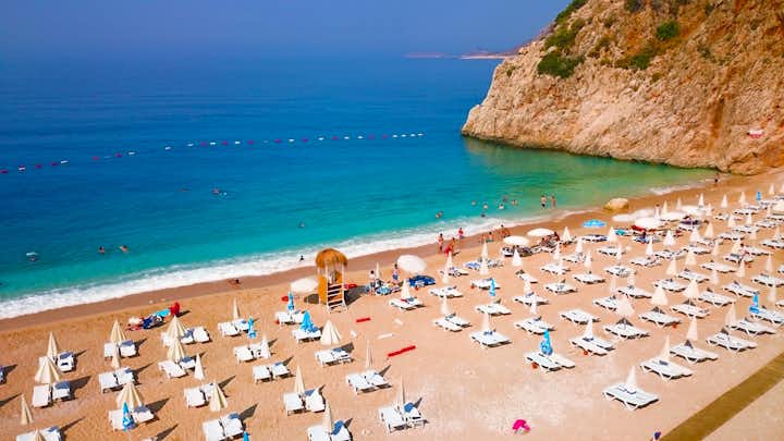 Kaputas Beach, Kas, Antalya, Turkey.