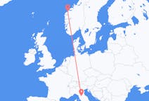Flyreiser fra Ålesund, Norge til Firenze, Italia