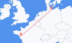 Vols de Nantes, France vers Lübeck, Allemagne