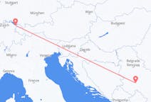 Flights from Kraljevo, Serbia to Thal, Switzerland