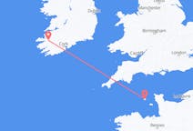ガーンジー島のガーンジー島から、アイルランドのキログリンまでのフライト