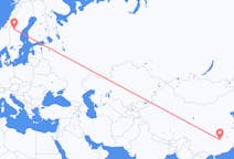 出发地 中国长沙市目的地 瑞典厄斯特松德的航班