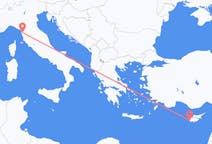 Flyreiser fra Páfos, Kypros til Pisa, Italia