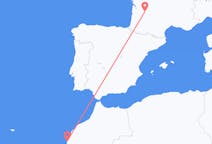 Vluchten van Essaouira naar Bergerac