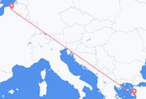 出发地 法国出发地 里尔目的地 希腊米蒂利尼的航班