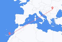 Flights from Târgu Mureș, Romania to Fuerteventura, Spain
