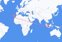 Flyg från Jakarta, Indonesien till Teneriffa, Spanien