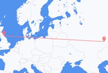 Flyreiser fra Samara, Russland til Newcastle upon Tyne, England