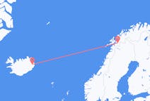Flights from Egilsstaðir, Iceland to Narvik, Norway